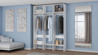 Стеллаж для одежды Мирта 57 BMS с полками