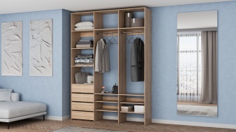 Стеллаж для одежды Мирта 99 BMS - новинка