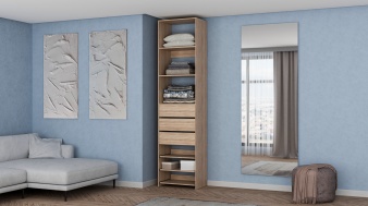 Стеллаж для одежды Мирта 77 BMS - новинка