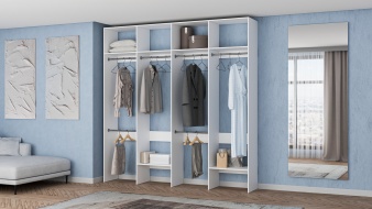 Стеллаж для одежды Мирта 62 BMS с полками