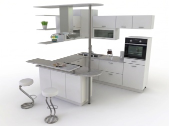 Кухня с барной стойкой Инеза BMS