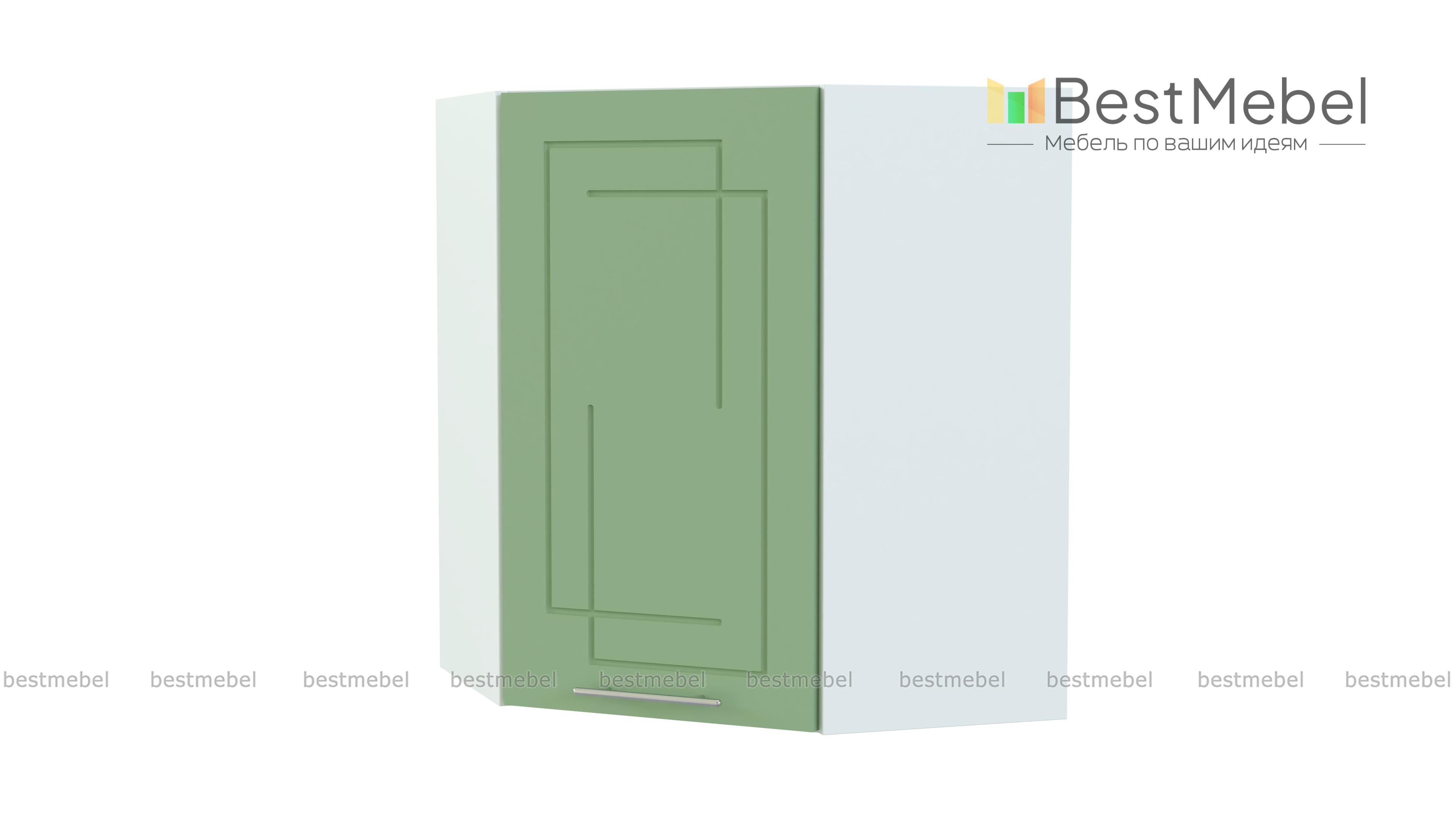 Шкаф верхний угловой Мега BMS - Фото