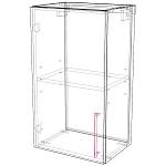 Шкаф верхний 1 дверь Лайт BMS