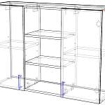 Шкаф верхний Лондон консоль BMS