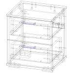 Схема сборки Прикроватная тумба Самурай BMS