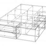 Кровать Платса Platsa 3