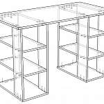 Схема сборки Письменный стол Лекс-13 BMS