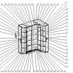 Чертеж Угловой шкаф-купе Версаль-4 BMS