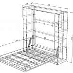Схема сборки Шкаф-кровать с диваном Флора 4 BMS