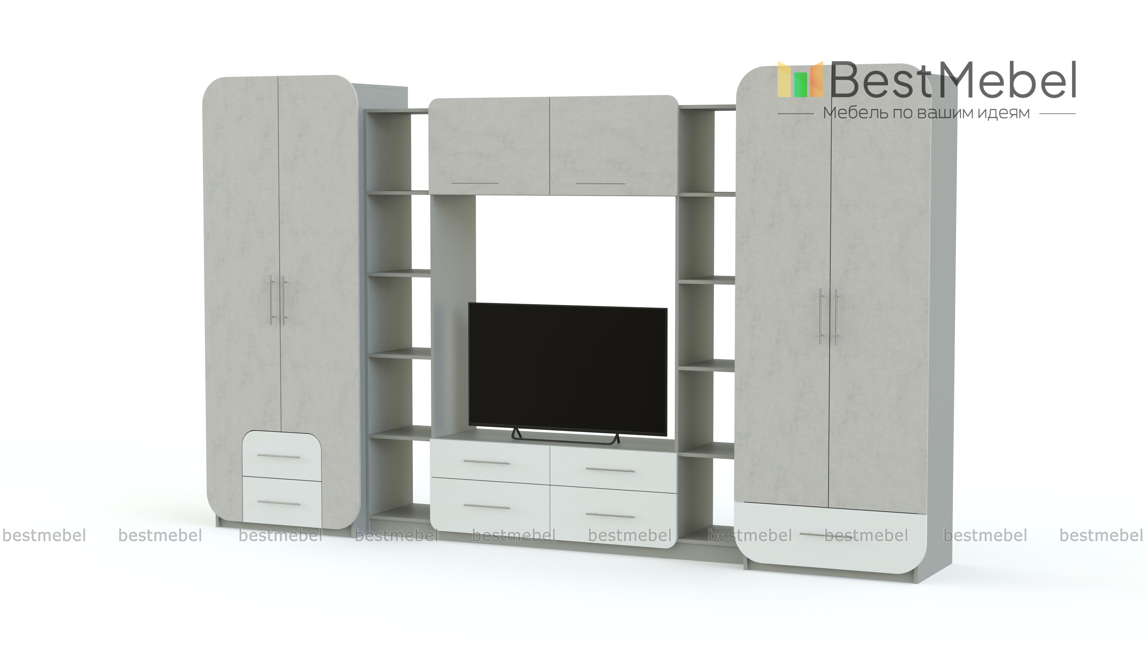 Стенка для гостиной Пенелопа-9 BMS - Фото