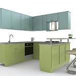 Кухня с барной стойкой Каприз-2 BMS - Фото 3