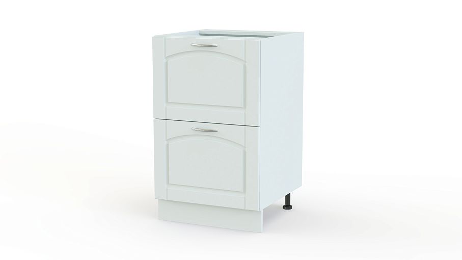 Стол с 2-мя ящиками Трапеза BMS - Фото