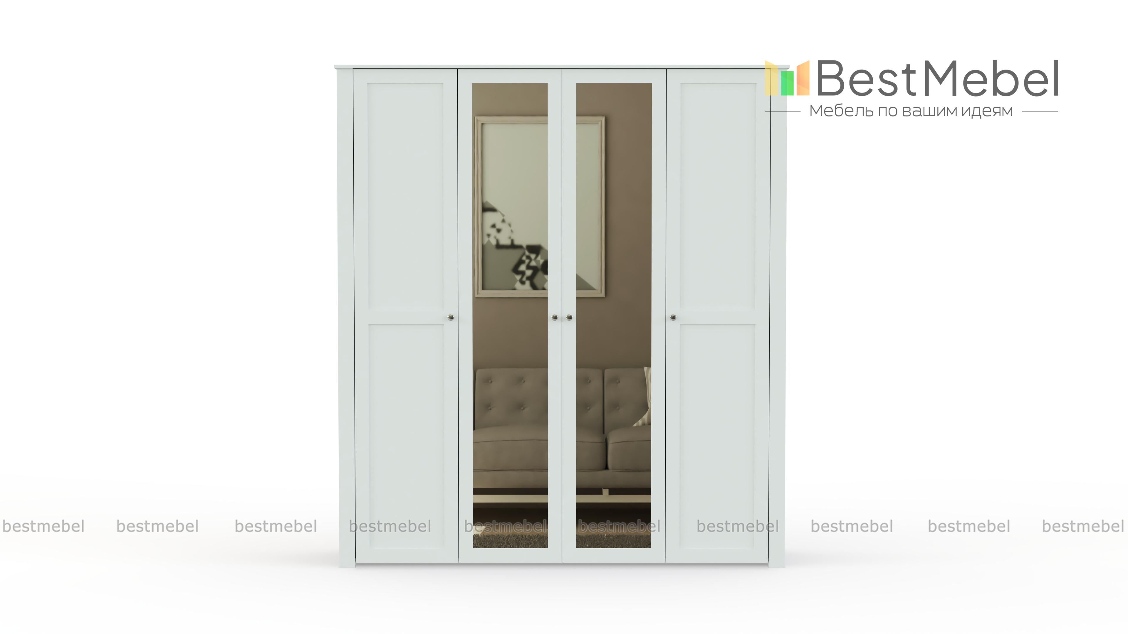 Распашной шкаф Бриз К 2 BMS - Фото