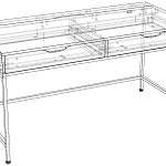 Стол письменный Алекс Alex 1