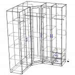 Схема сборки Угловой шкаф Милена 1-3 BMS