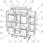 Схема сборки Стеллаж СТ-27 BMS