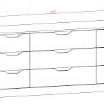 Схема сборки Комод Нордли Nordli 1