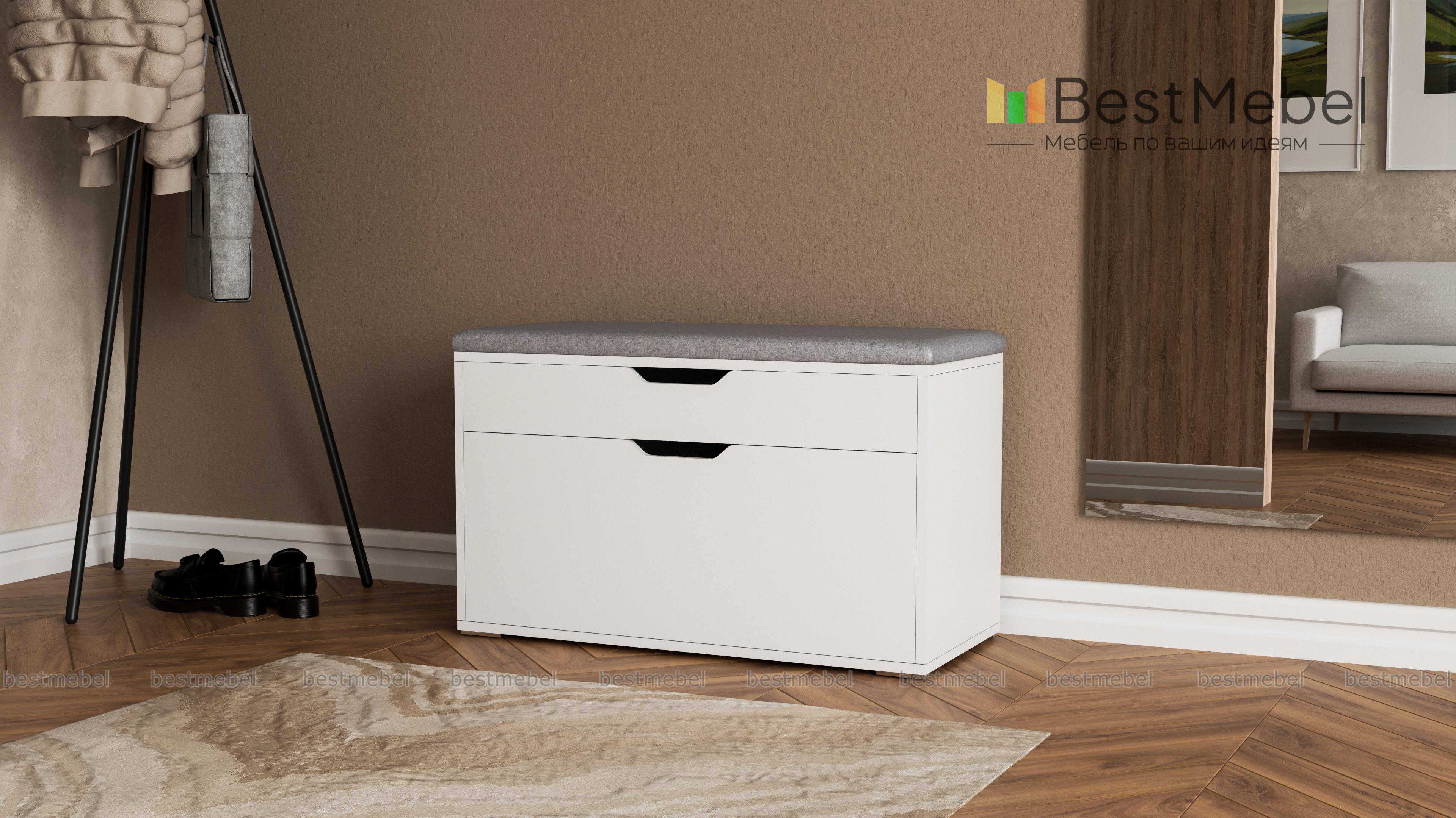 Обувница Конни с сиденьем BMS - Фото