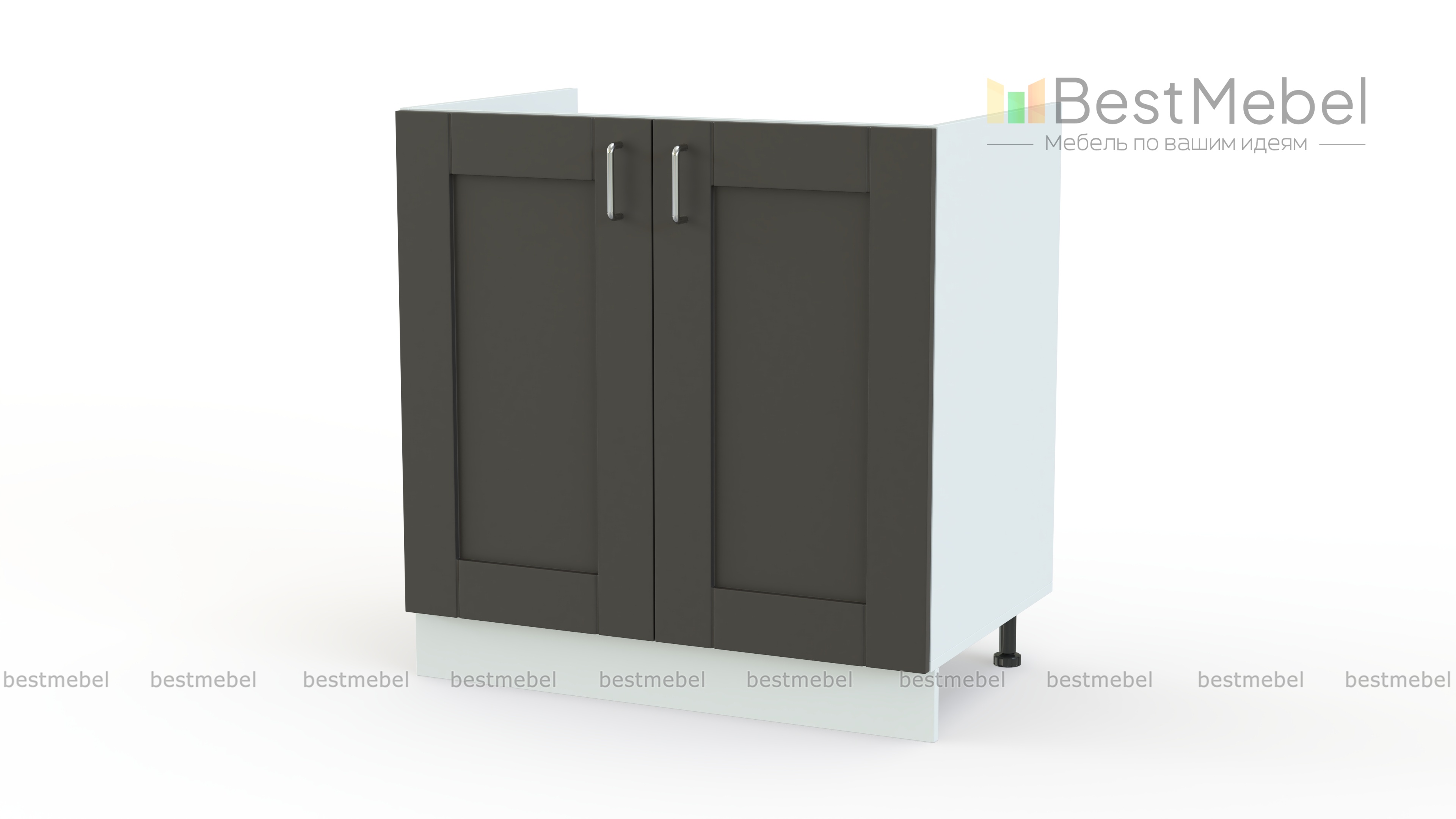 Шкаф нижний под мойку с 2-мя дверцами Лофт BMS