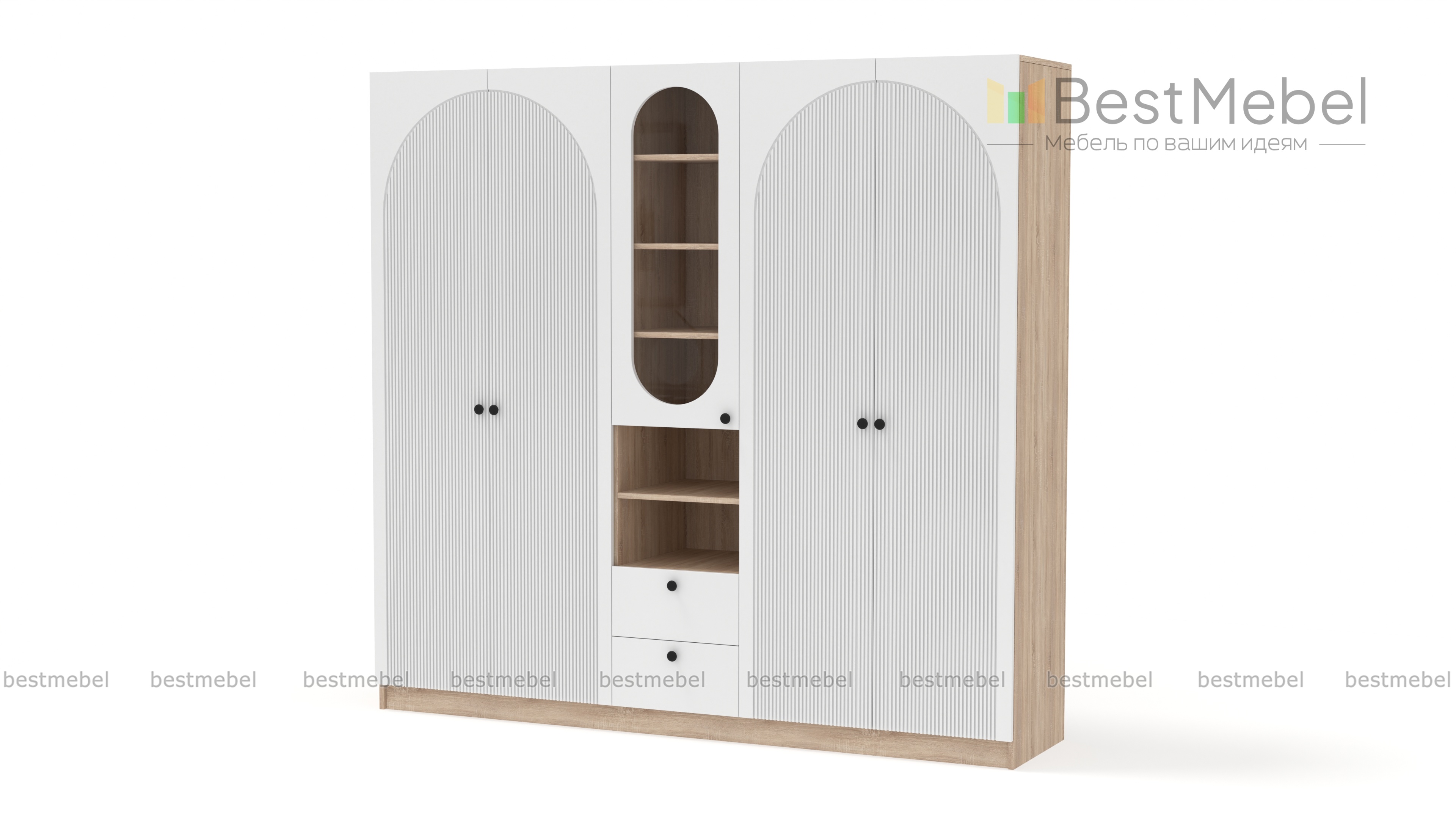 Шкаф распашной Вивьен 25 BMS