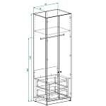 Шкаф распашной Бонн 2 BMS(Платяной отсек (станд. 2))