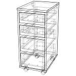 Комод на колесах Анджел 2 BMS