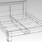 Схема сборки Кровать Силуэт BMS