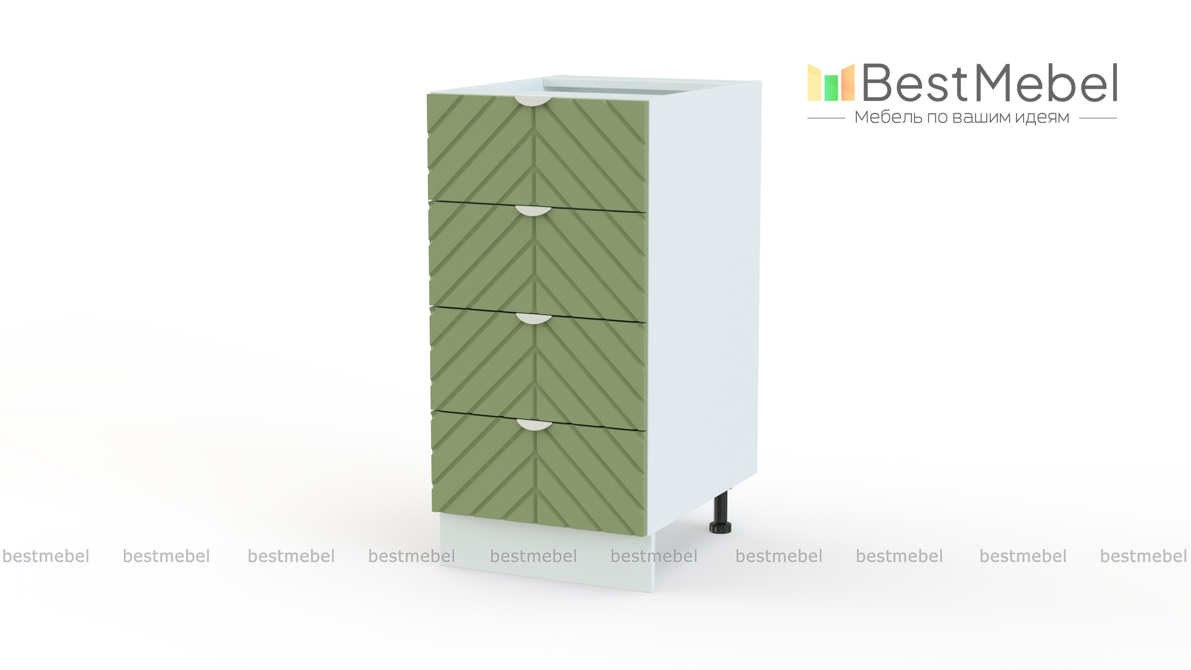 Шкаф нижний с 4-мя ящиками Анаис BMS - Фото