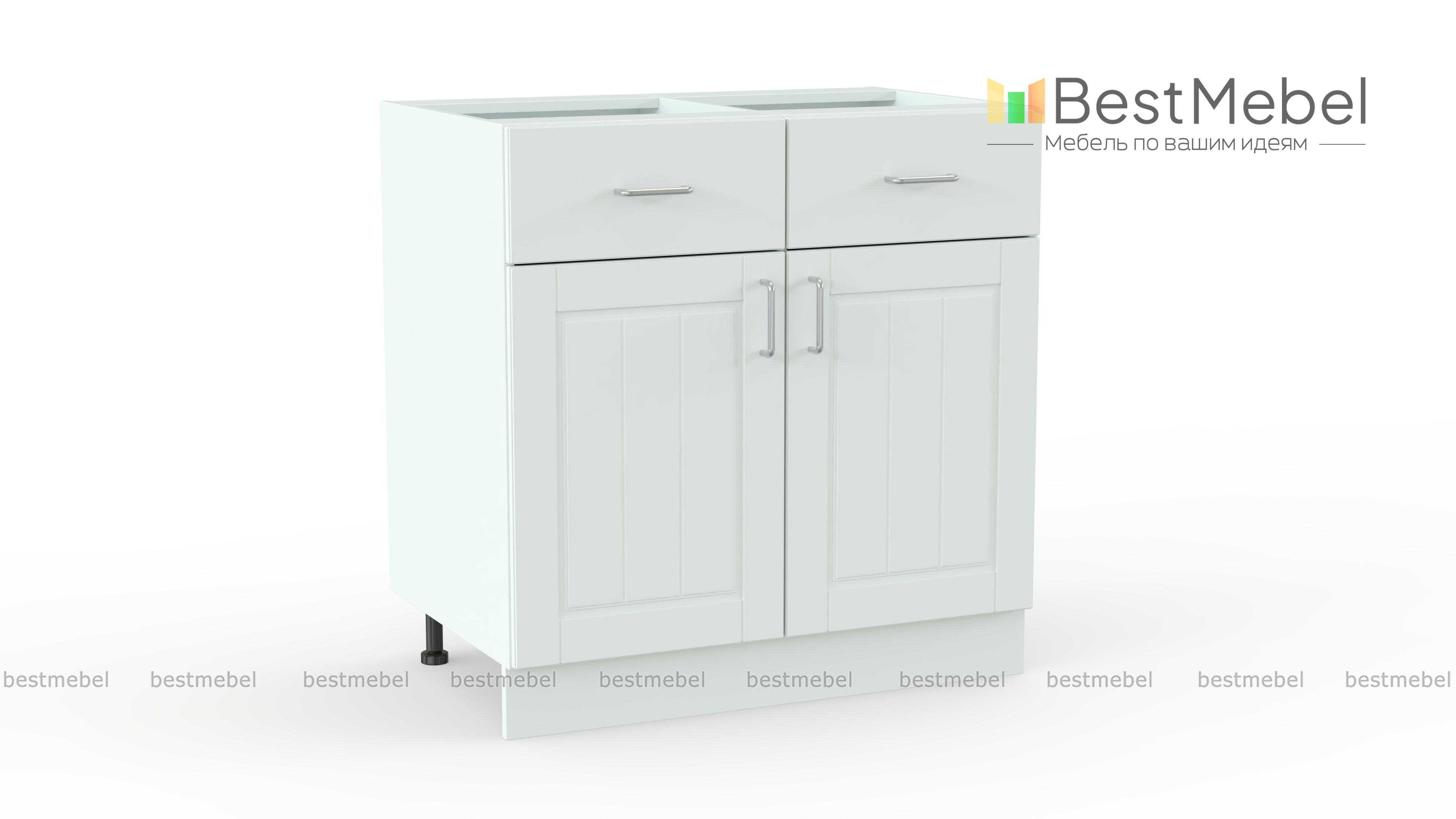 Шкаф нижний с 2-мя ящиками 2-мя дверями Изабелла BMS - Фото