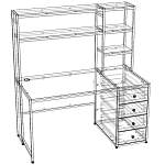 Стол компьютерный Ирис 2 BMS