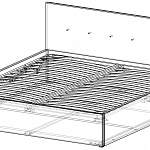 Чертеж Кровать Лотос М BMS