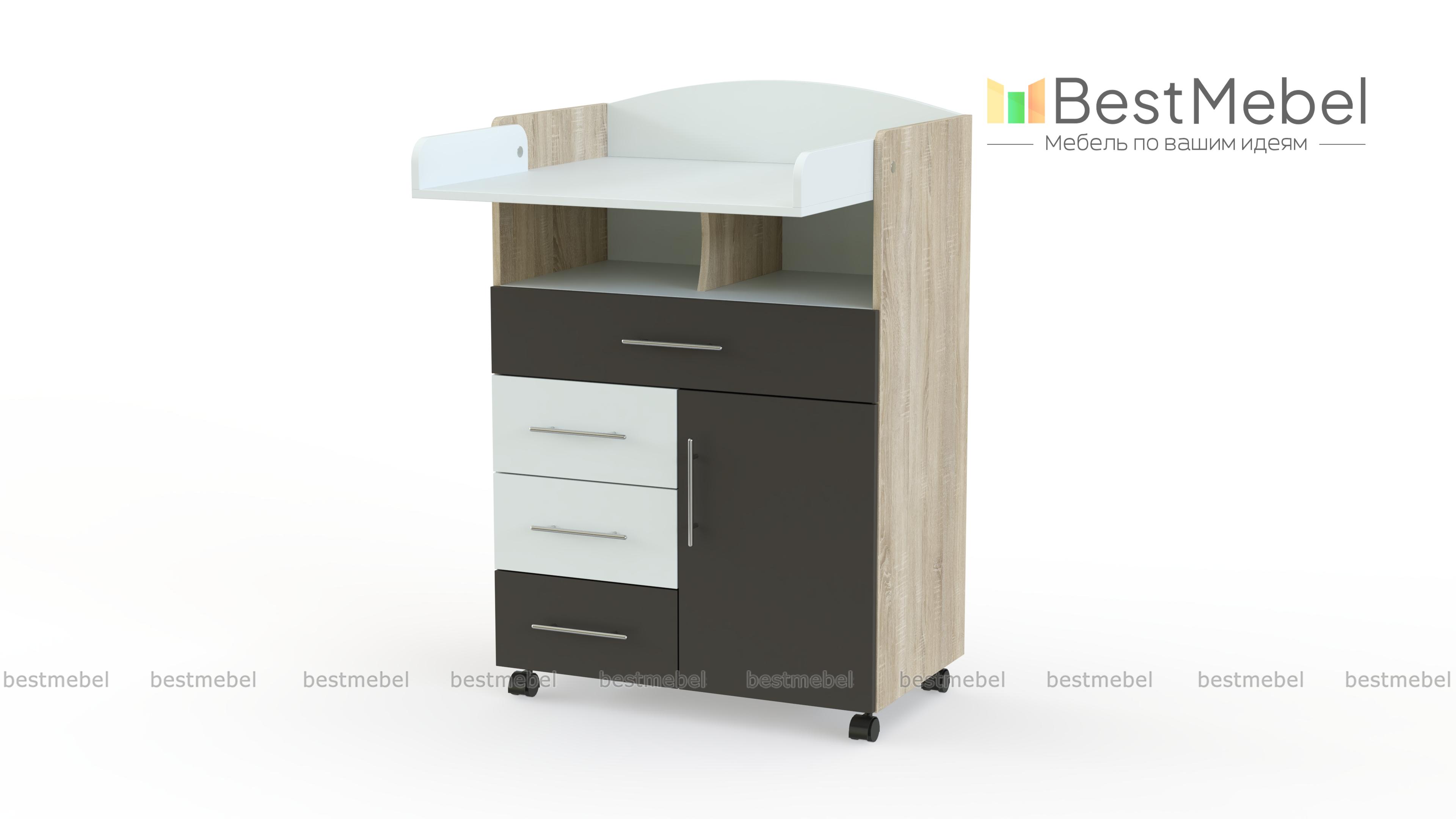 Пеленальный комод Уно 6 BMS - Фото