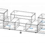 Чертеж Тумба ТВА Модерн BMS
